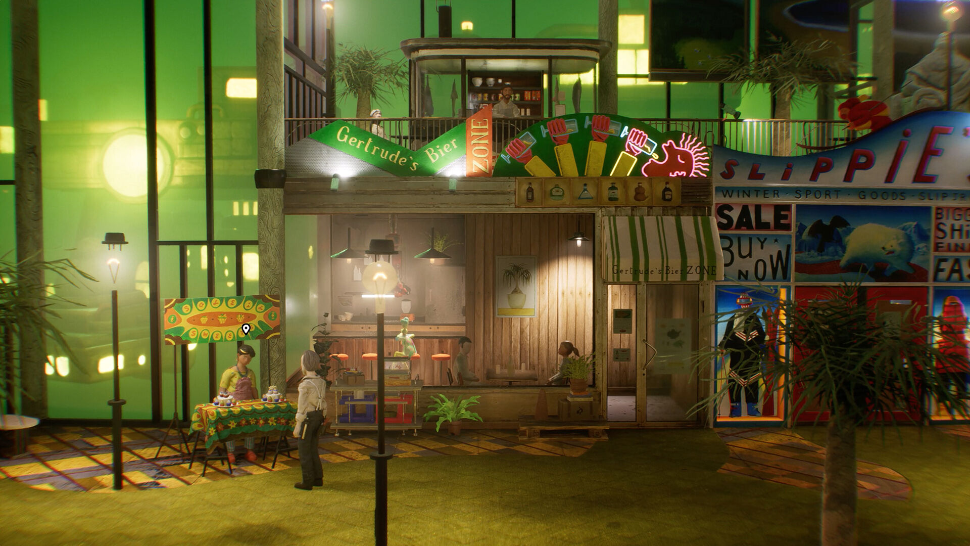 Harold Halibut - Agora Arcades entertainment area